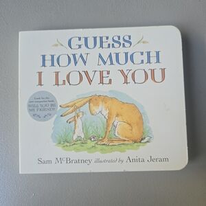 Guess How Much I Love You Board Book - White with Orange Illustration